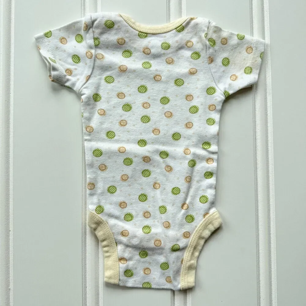4/$10 - Set of 3 Gerber Cotton Baby Onesies | Vehicles Zoo Animals Polka Dots 0-